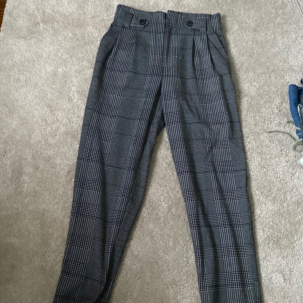 Plaid trousers